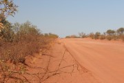 Hauptverkehrsstraße durch die Tanamiwüste