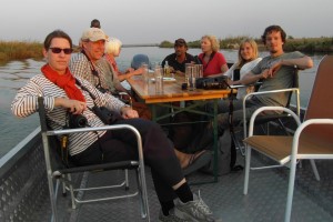 Bootsfahrt auf dem Okavango