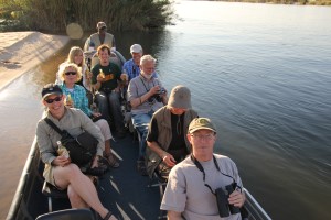 Bootsfahrt auf dem Okavango