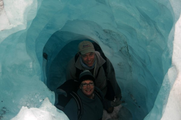 Höhle im Fox Glacier