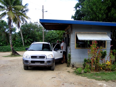 Tankstelle auf Yap