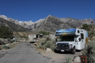 Campground in Lone Pine