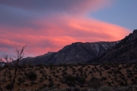 Sonnenuntergang in der Eastern Sierra